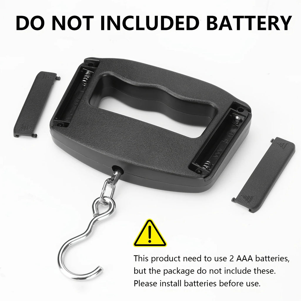 Portable Digital Luggage Scale 50kg – High Precision Travel Weight Checker