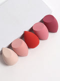 5PCS Makeup Beauty Sponge Set – Soft Blender Eggs for Foundation, Concealer & Powder