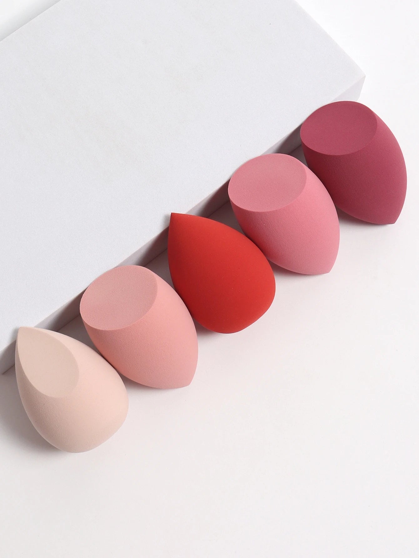 5PCS Makeup Beauty Sponge Set – Soft Blender Eggs for Foundation, Concealer & Powder