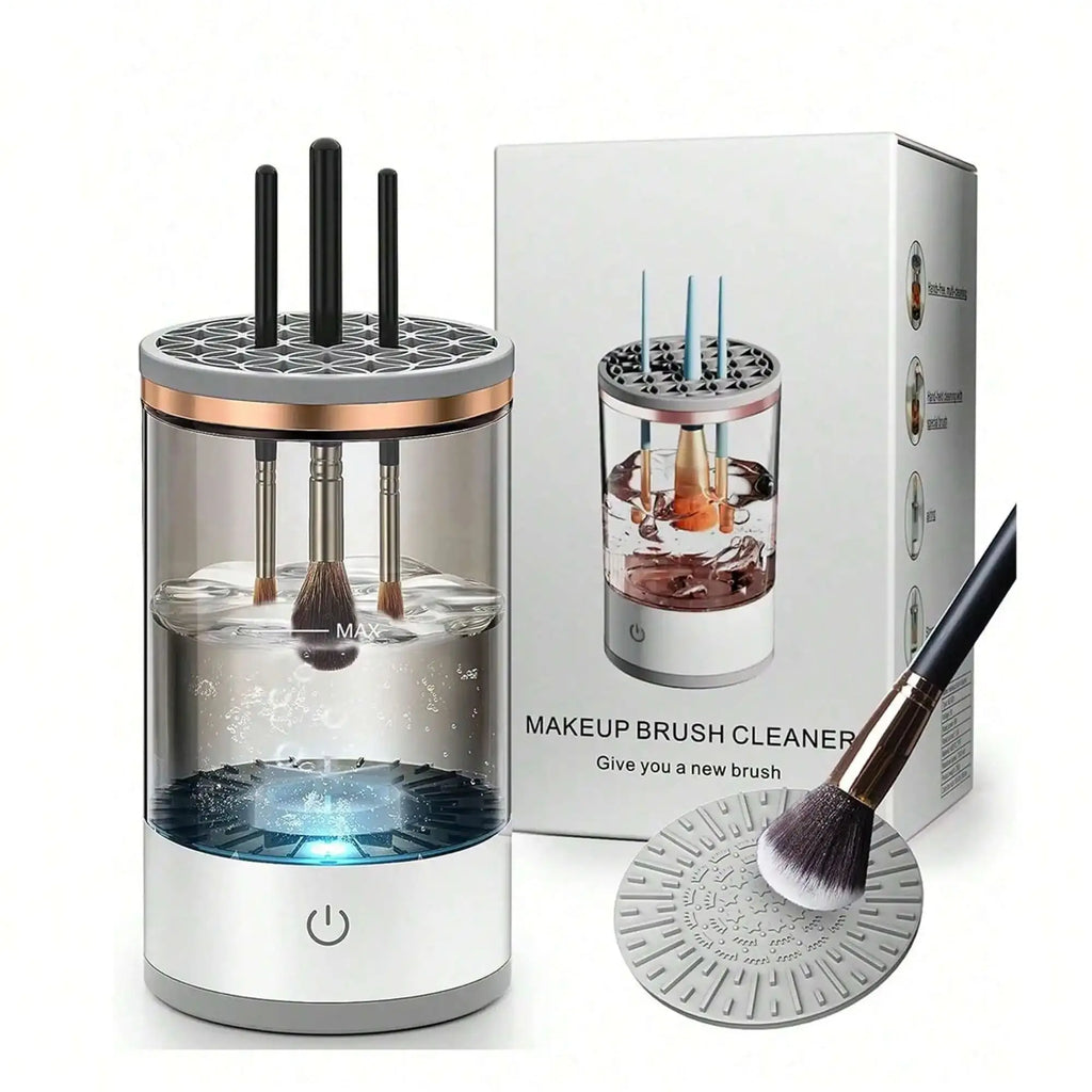 Electric Makeup Brush Cleaner & Dryer Machine – Automatic Deep Cleaning Station