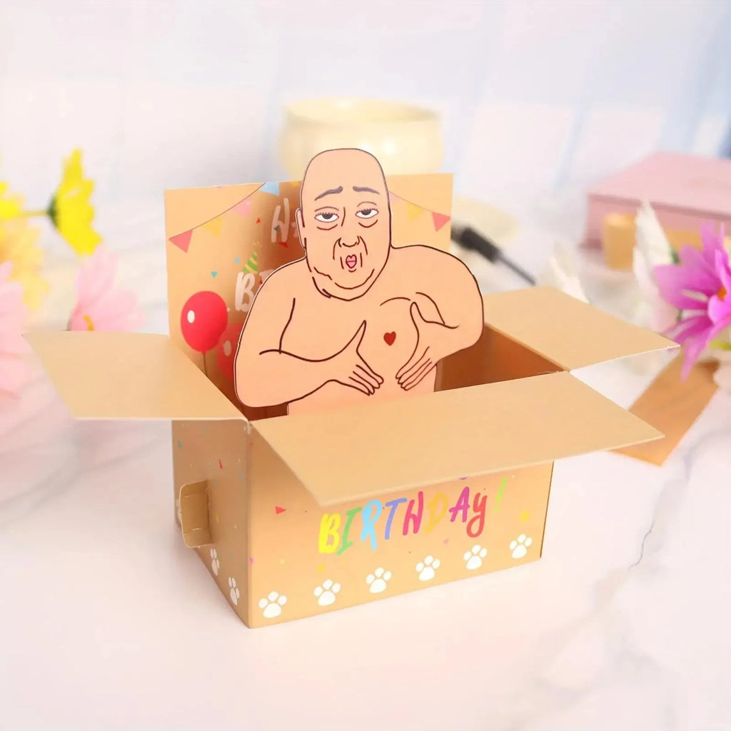 Funny Pop-Up Birthday Card – Unforgettable Surprise Gift