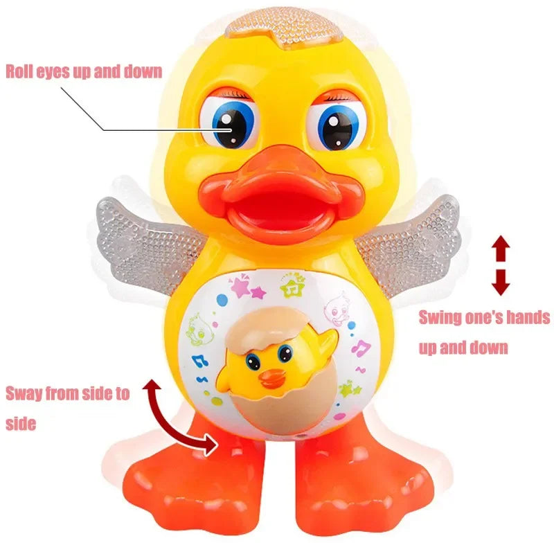 Interactive Dancing Duck Toy | Musical Lights & Learning Fun