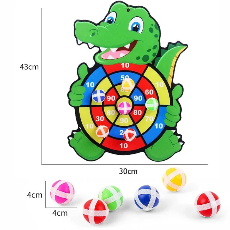 Kids Sticky Ball Dart Board Game | Fun Indoor Learning Activity