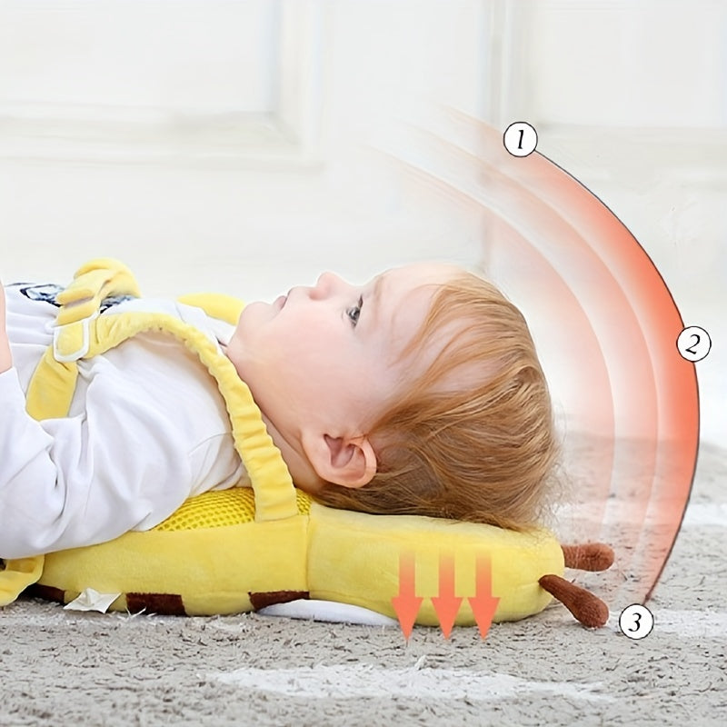 Bee Baby Safety Pillow™ | Soft Head Protection for Little Explorers