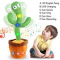 Dancing Cactus Toy | Talking, Singing & Voice Repeating Plush