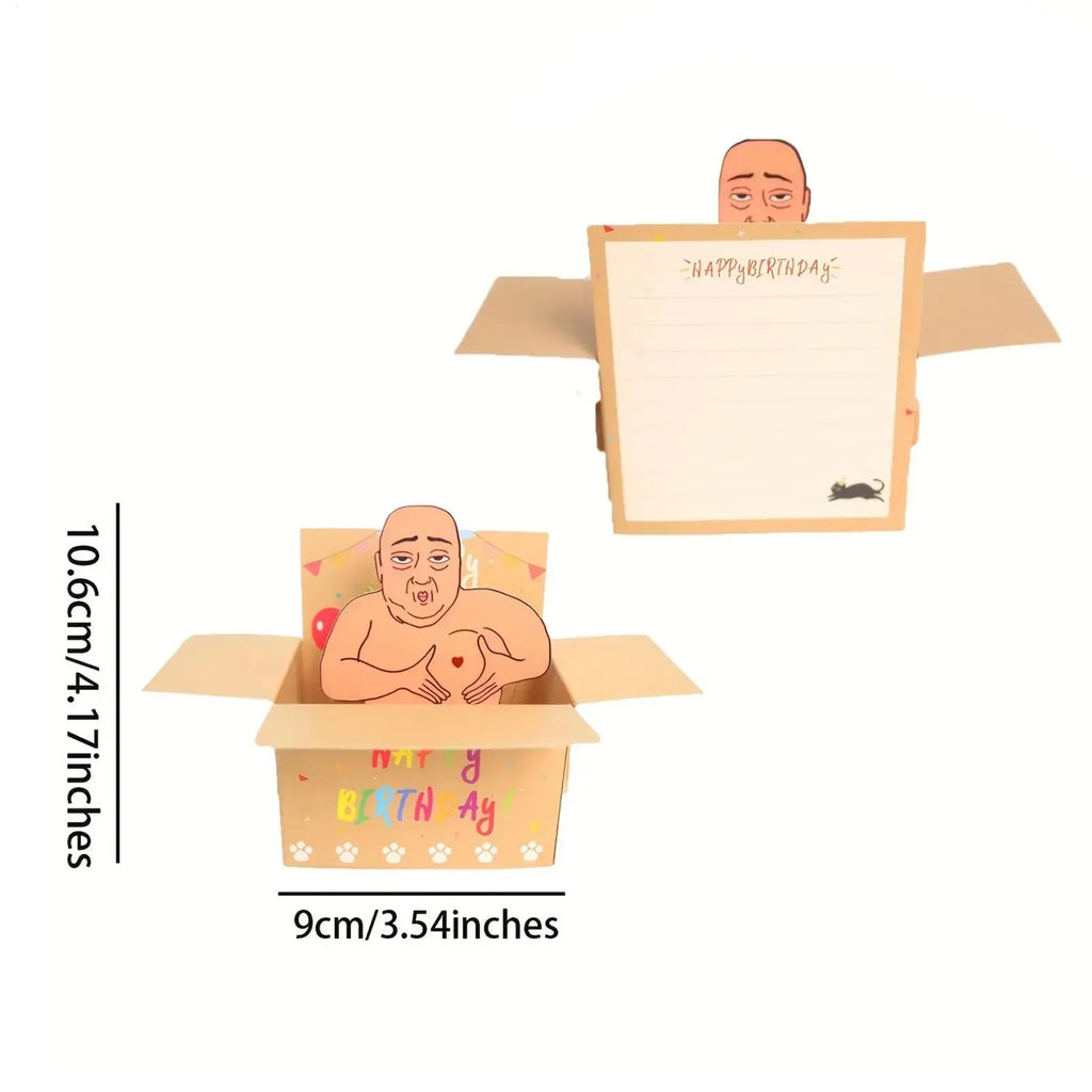 Funny Pop-Up Birthday Card – Unforgettable Surprise Gift