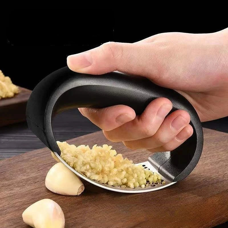 Premium Stainless Steel Garlic Press | Crush Garlic in Seconds