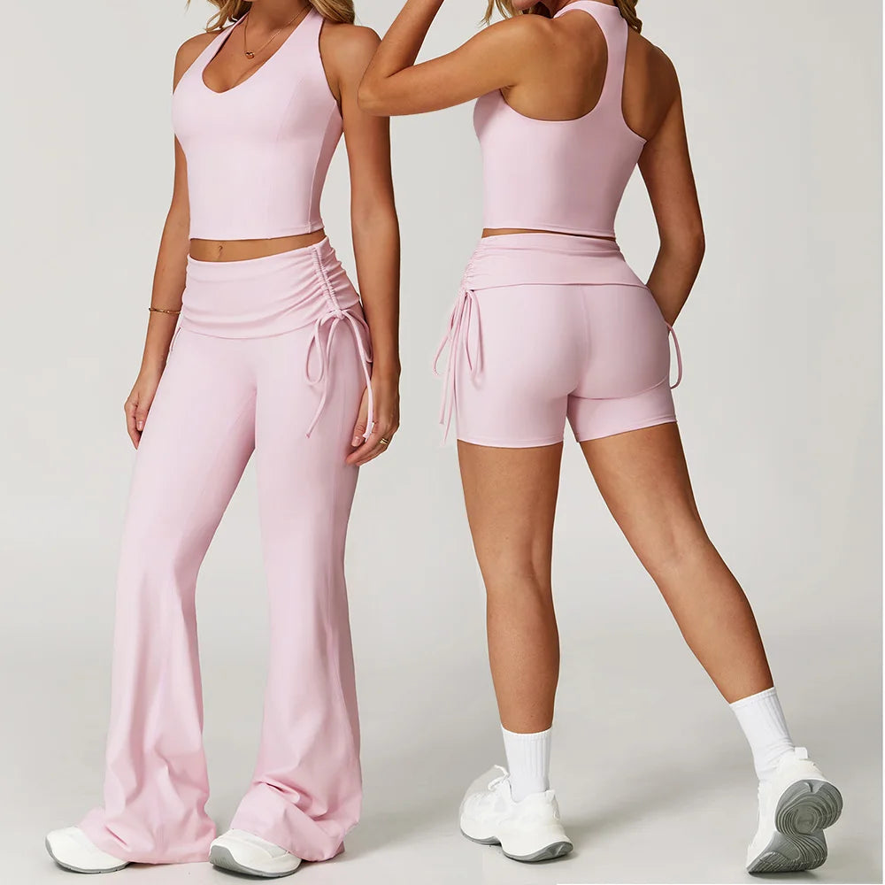 Women's 2-Piece Seamless Yoga Set – Breathable Workout Outfit & Fitness Wear
