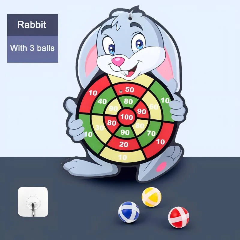 Kids Sticky Ball Dart Board Game | Fun Indoor Learning Activity