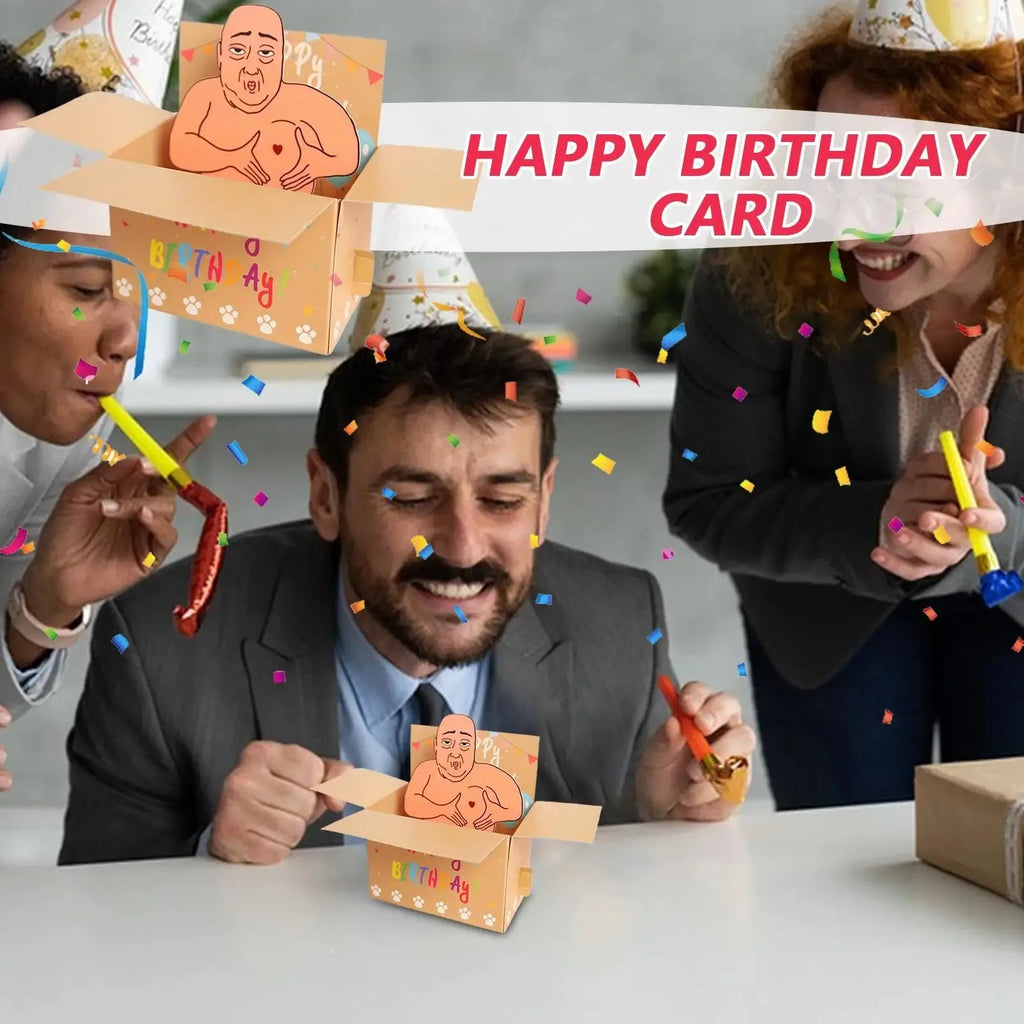 Funny Pop-Up Birthday Card – Unforgettable Surprise Gift