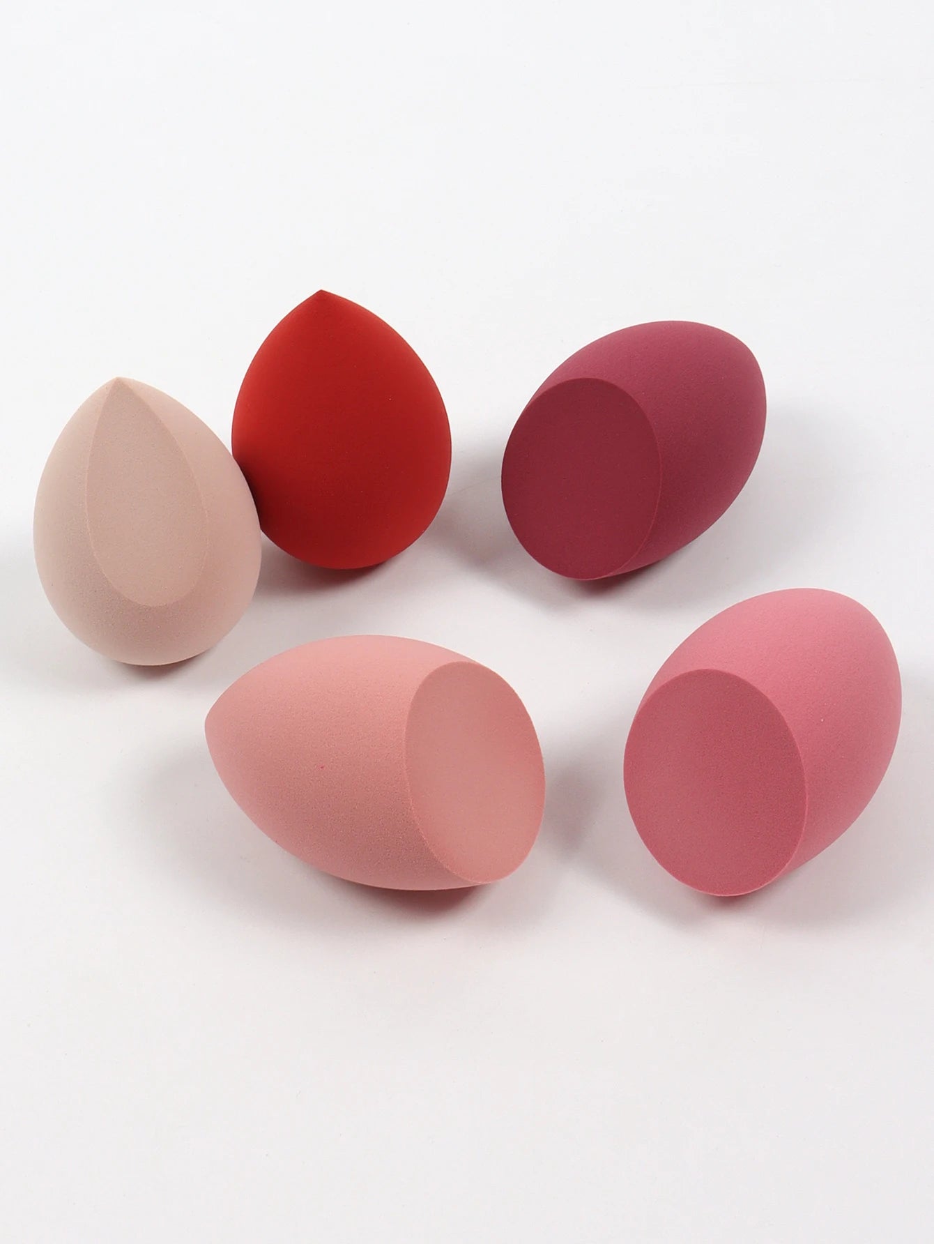 5PCS Makeup Beauty Sponge Set – Soft Blender Eggs for Foundation, Concealer & Powder